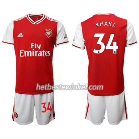 Arsenal Granit Xhaka 34 Kind Voetbaltenues Thuis 2019/20 - SS (+ Korte broeken)